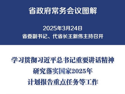 图解：3月24日省政府常务会议