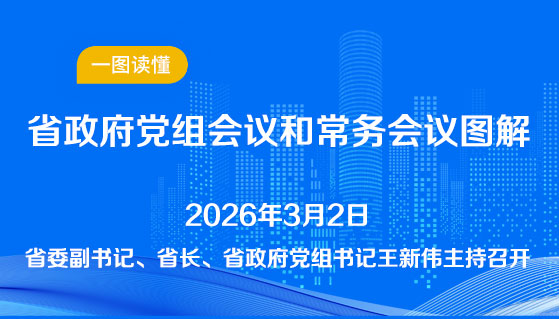 图解：3月2日省政府党组会议和常务会议